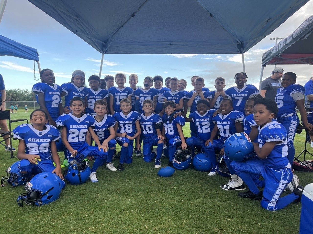 Sharks 8U team photo
